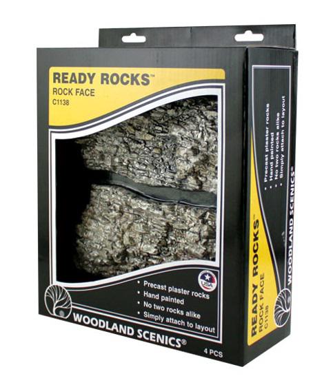 Woodland Scenics C1138 Ready Rocks Rock Face Rocks
