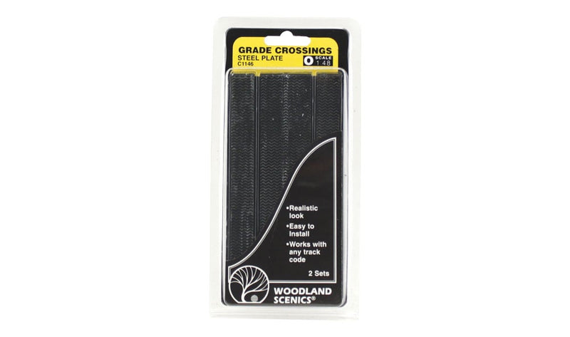 Woodland Scenics C1146 O Grade Crossing Steel Plates