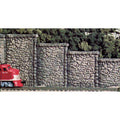 Woodland Scenics C1161 Random Stone Retaining Walls (6) N WOOC1161
