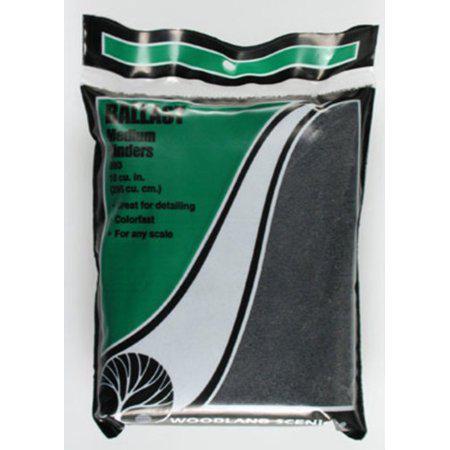 Woodland Scenics Cinders Medium Ballast Bag