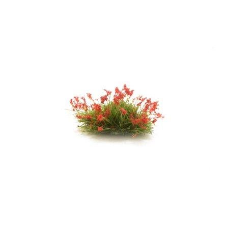 Woodland Scenics FS773 Red Flowering Tufts 21 Piece Pack