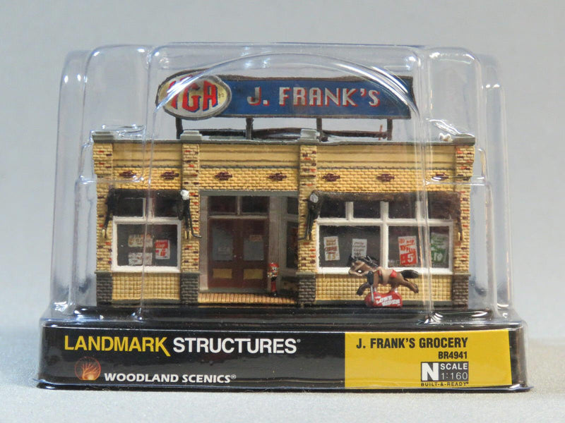 Woodland Scenics N Scale  IGA J. Frank’s Grocery BR4941