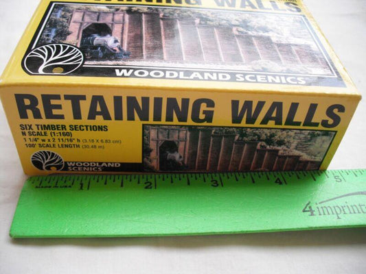 Woodland Scenics Timber N Scale Retaining Walls