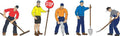 Lionel  Work Crew People Pack Hand Painted Pewter (5 Piece) NO.614241