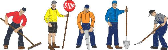 Lionel  Work Crew People Pack Hand Painted Pewter (5 Piece) NO.614241