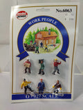 Model Power Work People O-027 Scale (6 Piece) No 6063