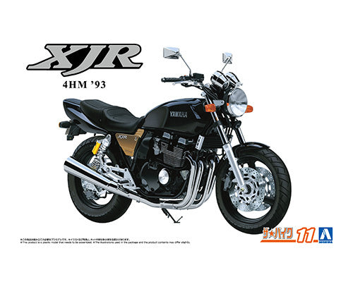 Aoshima Yamaha XJR 4HM '93 Motorcycle Plastic Model Kit 1/12th Scale No. AOS20489