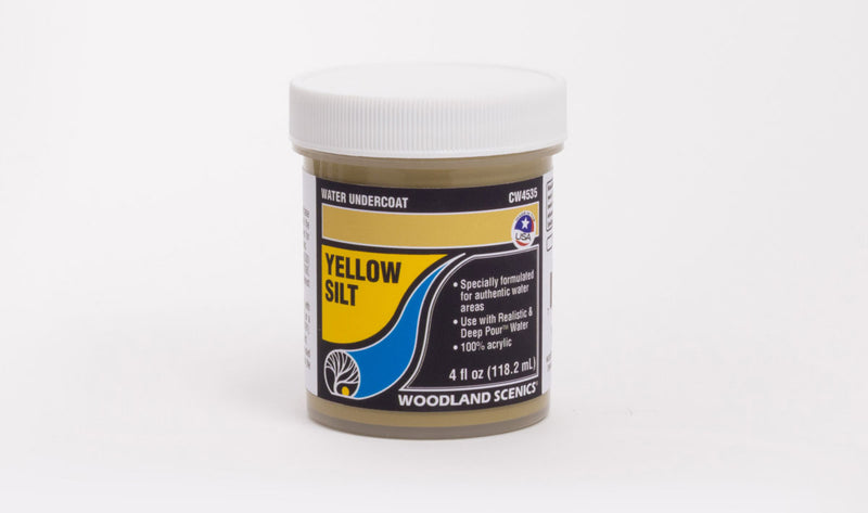 Woodland Scenics Yellow Silt Water Undercoat 3.75 fl. oz  No. CW4535