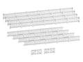 Lionel HO Picket Fence White