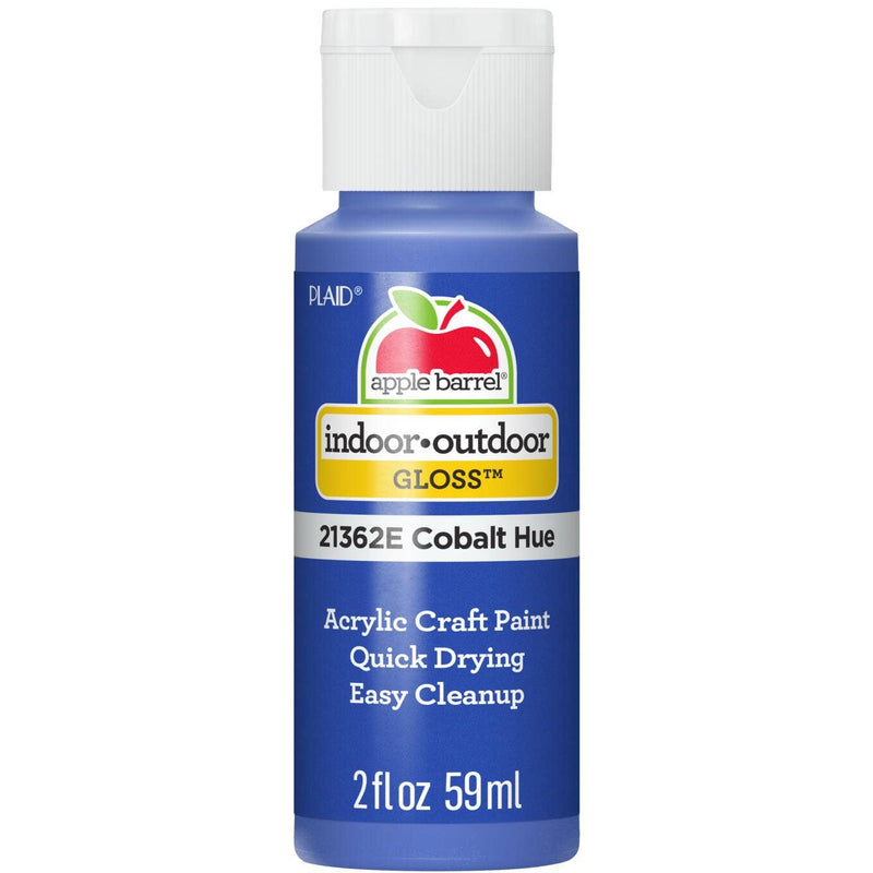 Apple Barrel Gloss Acrylic Paint: Cobalt Hue, 2 oz