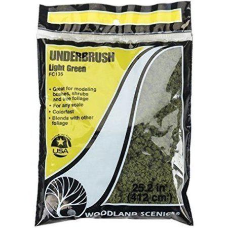 Woodland SCENics FC135 Underbrush Ground Cover-Light Green