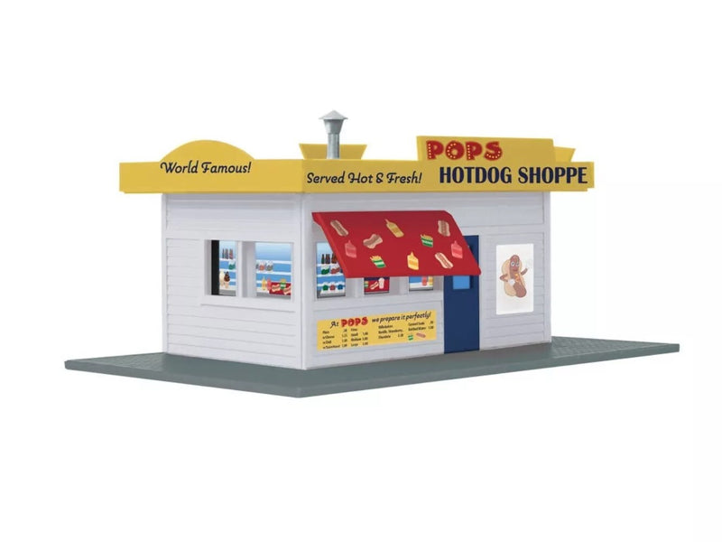 Lionel HO Scale Pops Hot Dog Shoppe Kit Scenery Building Landscape 2167020