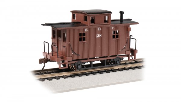 Bachmann Trains 18409 HO Scale East Broad Top Old-Time Bobber Caboose #28
