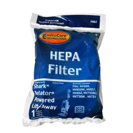 Envirocare Hepa Filter Designed to Fit Shark Rotator Powered Lift Away Speed and Duoclean F669