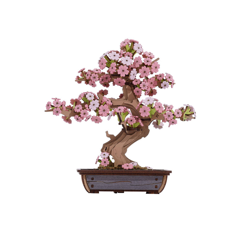 Hands Craft Modern 3D Wooden Puzzle: Sakura Bonsai No. TG415