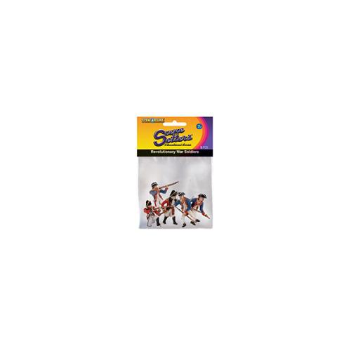 Revolutionary War Soldier Figurines 5/Pkg