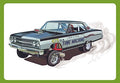 Skill 2 Model Kit 1965 Chevrolet Chevelle AWB Funny Car "Time Machine" 1/25 Scale Model by AMT
