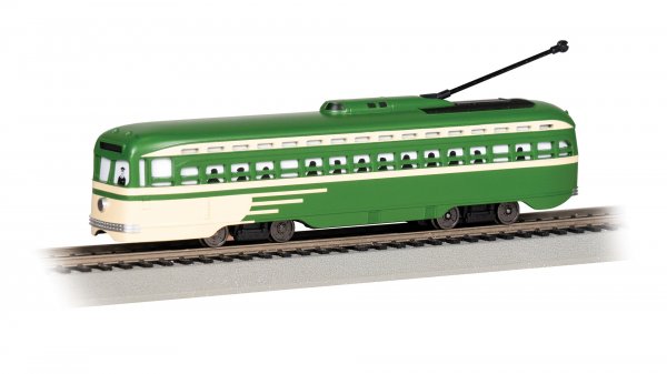 PCC Streetcar - Green & Cream - DCC Ready