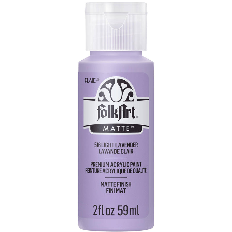 FolkArt Matte Acrylic Paint 2 oz: Light Lavender