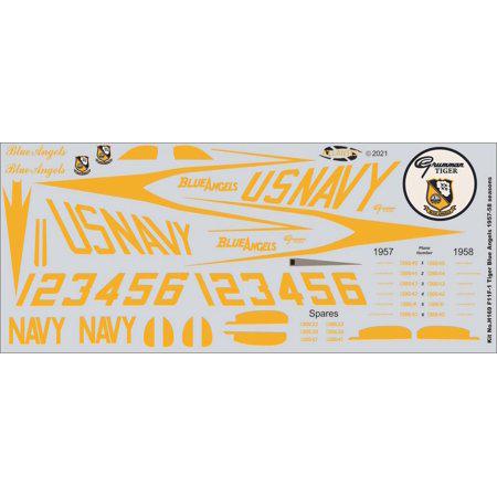 Atlantis Models 1 by 54 Scale US Navy Angels Grumman F11F-1 Tiger Plastic Model Kit