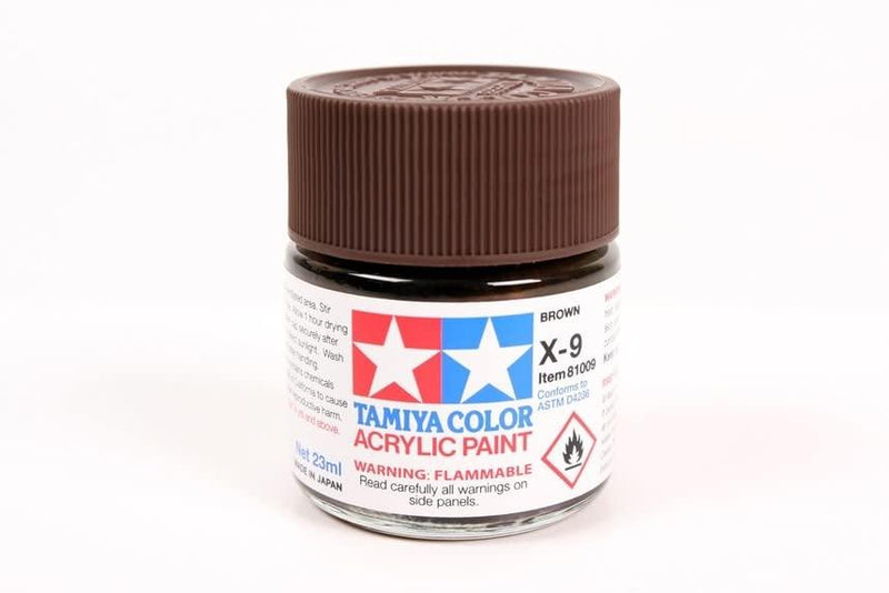 TAMIYA Tam81009 Acrylic X-9 Gloss Brown 23ml