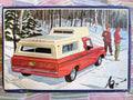 Skill 2 Model Kit 1963 Ford F-100 Camper Pickup Truck 3-in-1 Kit 1/25 Scale Model by AMT