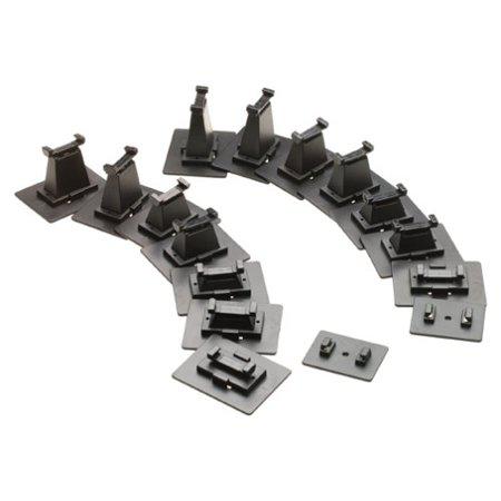 Bachmann Trains - Snap-Fit E-Z Track 16 Pc. E-Z Track Graduated Pier Set - Nickel Silver Rail with Grey Roadbed