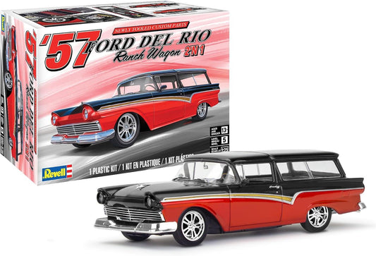 Revell 14548 ' 57 Ford Del Rio Ranch Wagon 2 ' N1 1:25 Scale 197-Piece Skill Level 5 Model Building Kit