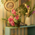 Hands Craft DIY Miniature House Kit: Tea Loft Cottage No. MIN107