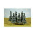 Bachmann-6 Blue Spruce Trees 5"-6"