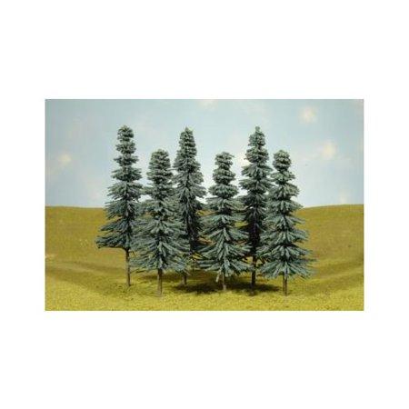 Bachmann-6 Blue Spruce Trees 5"-6"