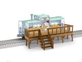 Lionel Cowen 's Family Creamery Ne Caboose with Deck Plug N Play O Gauge