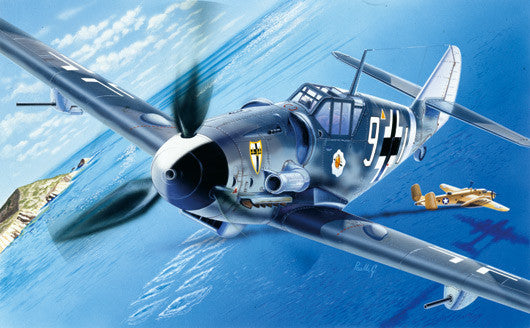 Italeri 063 1/72 Scale Model Aircraft Kit WWII German Messerschmitt BF 109 G-6