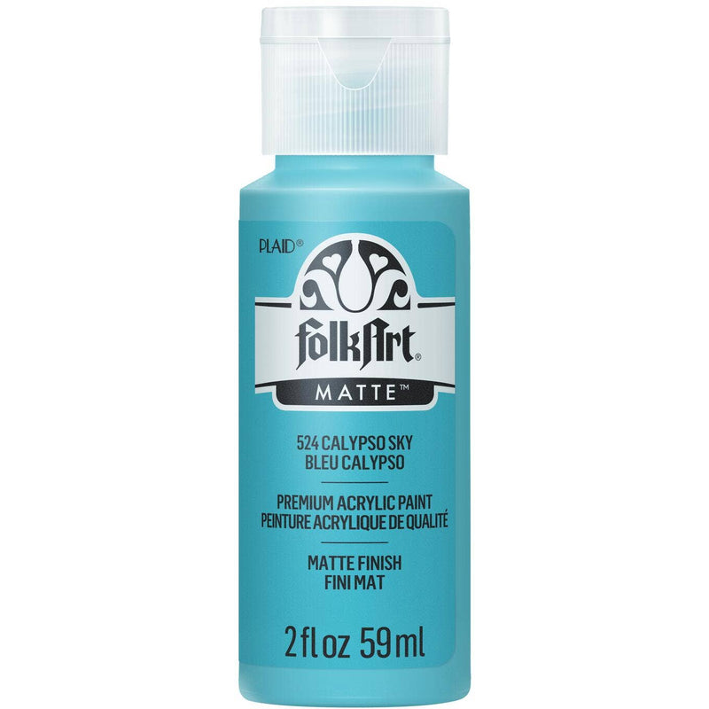 FolkArt Matte Acrylic Paint 2 oz: Calypso Sky