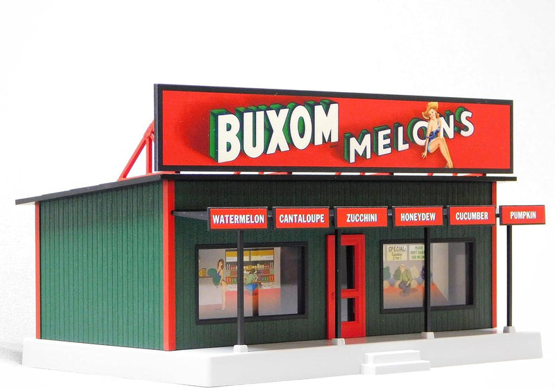 Mth Railking Buxom Melons Road Side Stand Building O Gauge 30-90628