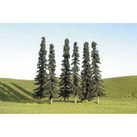 Bachmann 32003 6 Conifer Trees 5"-6"