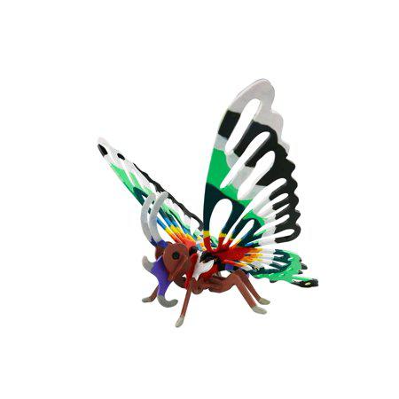 Wooden Puzzle with Paint Kit: Butterfly by Hands Craft