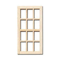 Dollhouse Miniature 12 Light Window by Houseworks Item 5024
