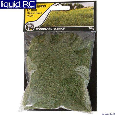 Woodland Scenics Static Grass 12mm-Medium Green -FS626