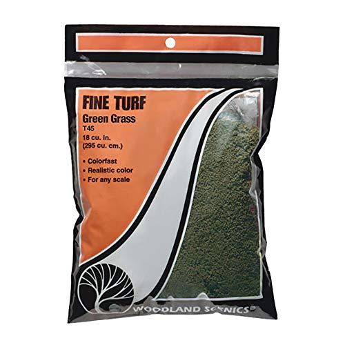 Woodland Scenics Turf 18 to 25.2 Cubic Inches-Green Grass