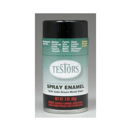 Testors Enamel Paint Metal Flake Green