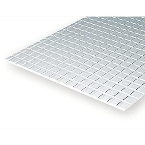 Evergreen Scale Models Square Tile 1/6 EVG4504 Plastic Building Supplies