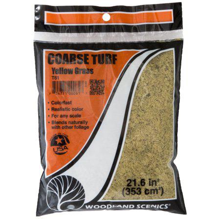Woodland Scenics Coarse Turf T61 Yellow Grass