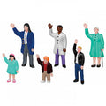 Lionel Electric O Gauge Model Train Figures, People Waving, Pack of 6