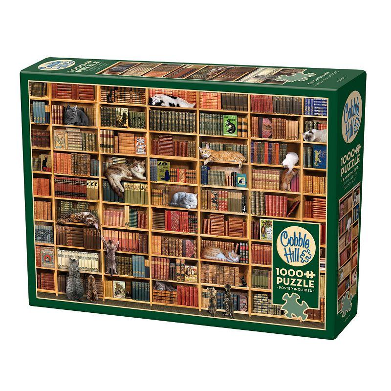 Cobble Hill 1000 Piece Puzzle: The Cat Library
