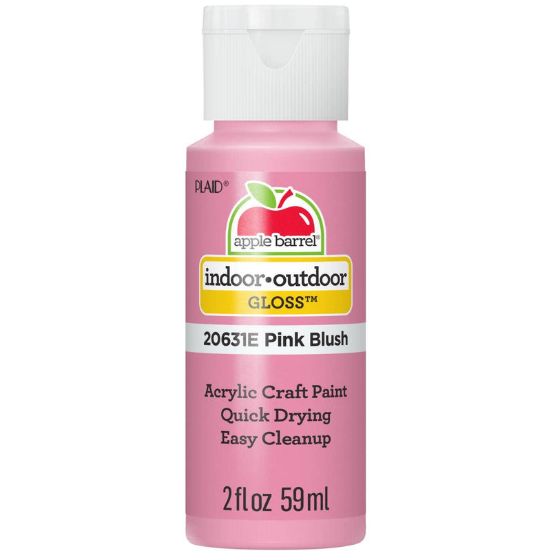 Apple Barrel Gloss Acrylic Paint: Pink Blush, 2 oz