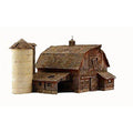 Woodland Scenics BR5038 HO Scale Old Weathered Barn Built & Ready Kit
