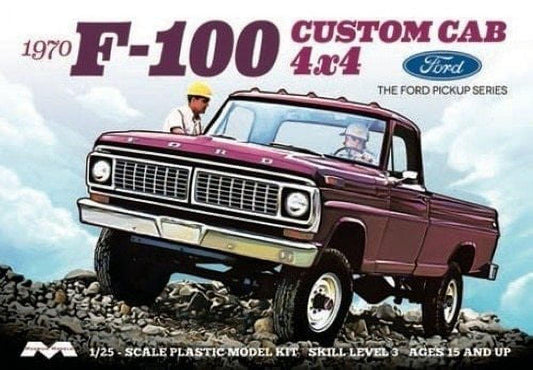 1/25 Ford F100 Custom Cab by Moebius Models