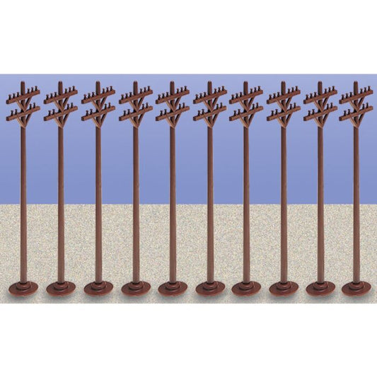 Lionel Ten Piece Telephone Pole Model Train Accessory Pack