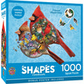Master Pieces Contours - Cardinals 1000 Piece Shaped Puzzle No. 72357.01